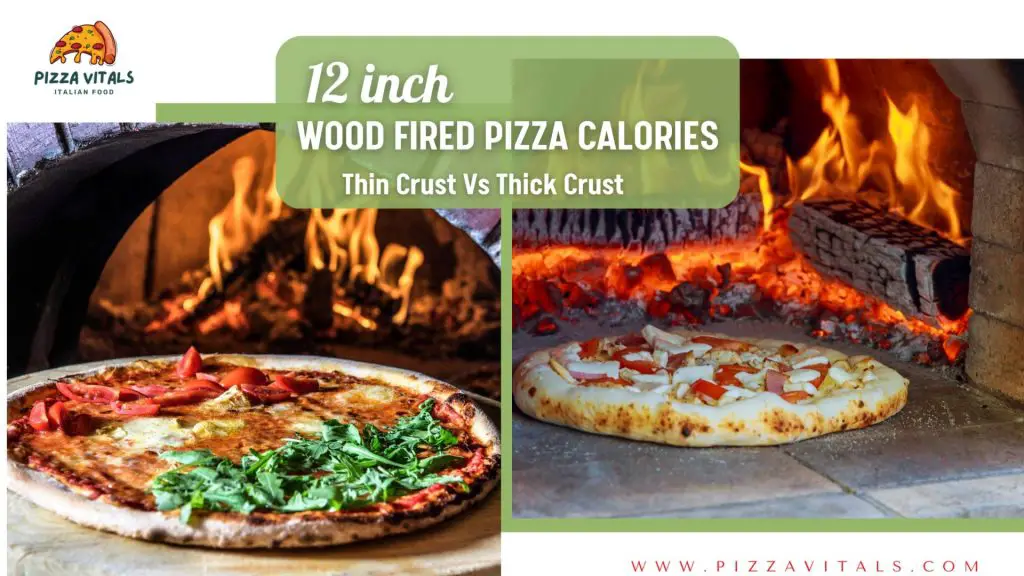 12 inch fired pizza calories