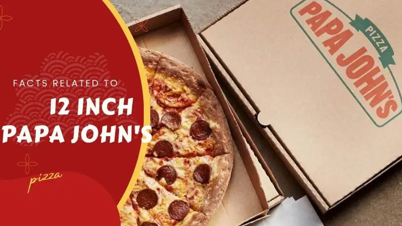 12 inch Papa John's Pizza