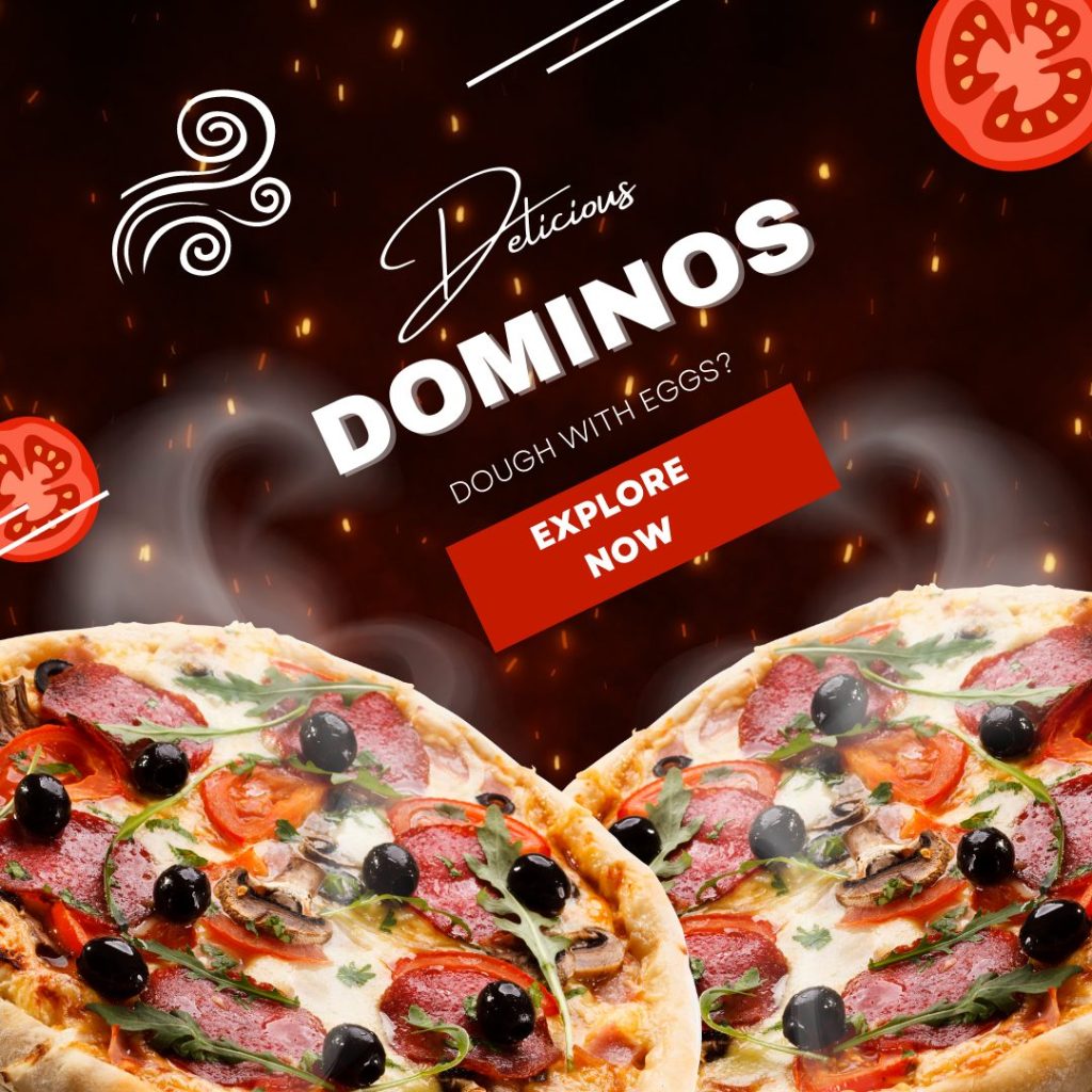 dominos eggless dough